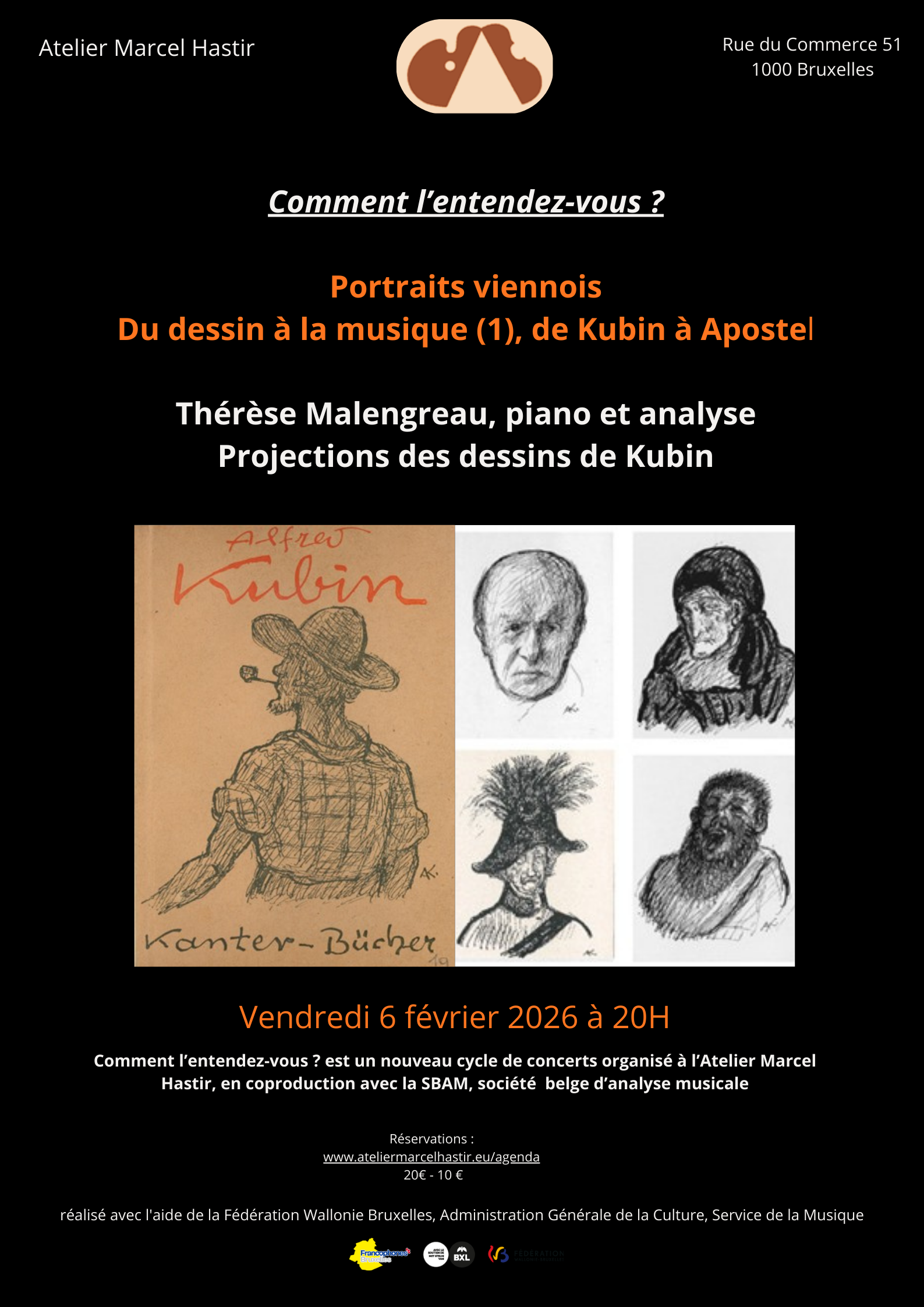 Thérèse Malengreau – Concert analyse – Portraits viennois