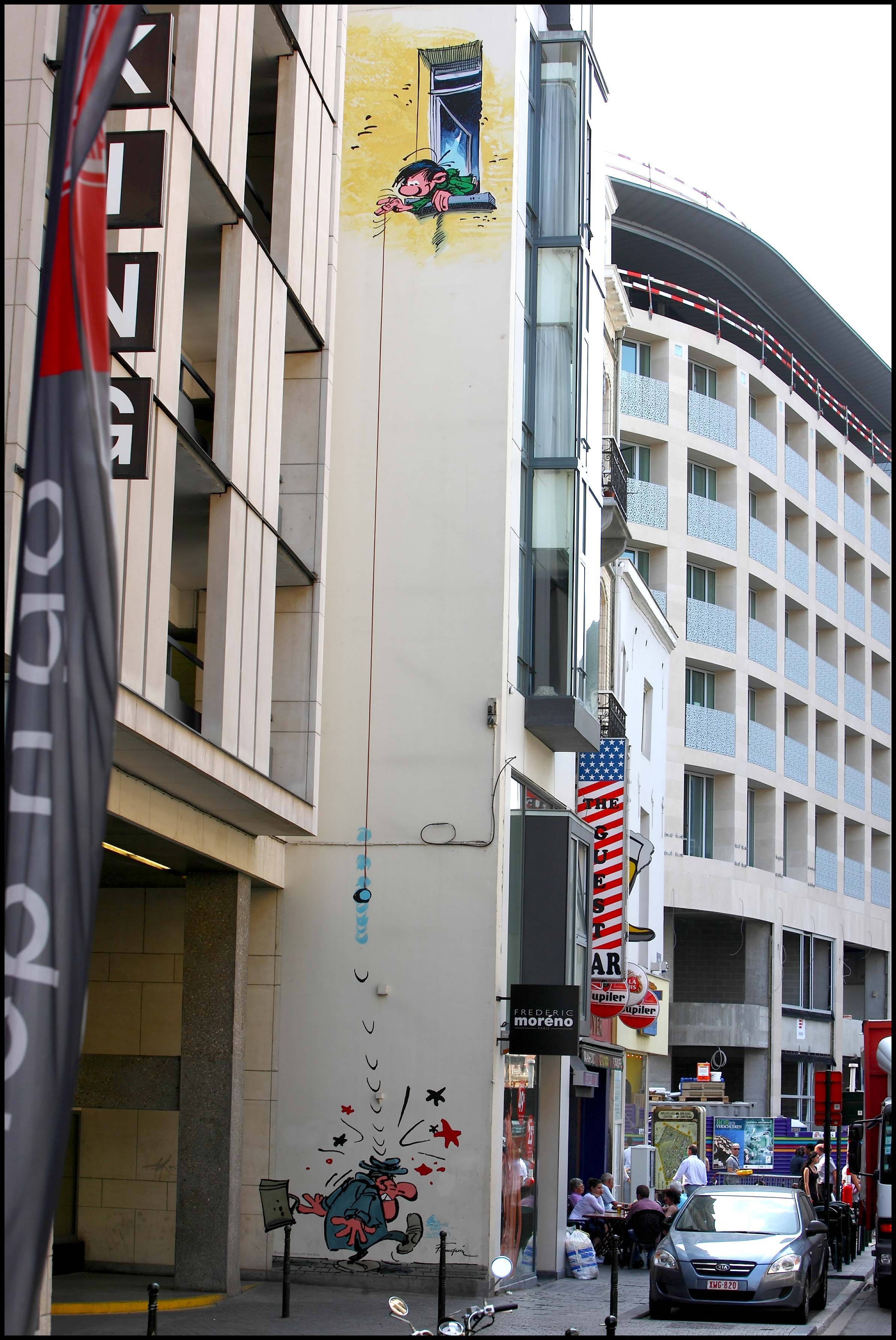 Gaston Lagaffe Visit Brussels