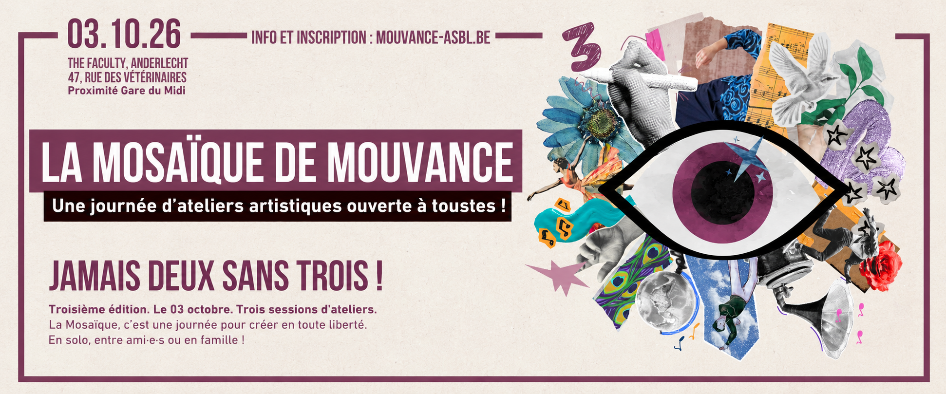 La Mosaïque de Mouvance 3e édition : Une journée d'ateliers artistiques