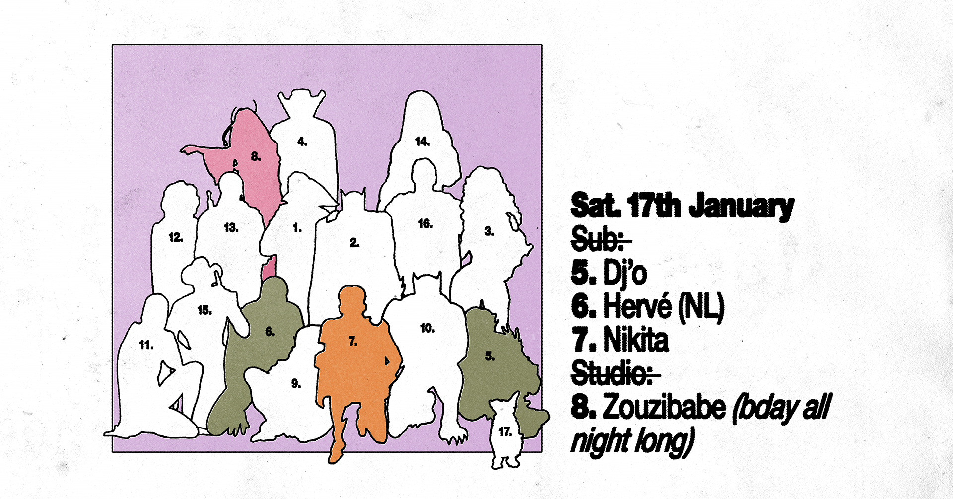 BLUR with Zouzibabe, Hervé, Dj’o, Nikita