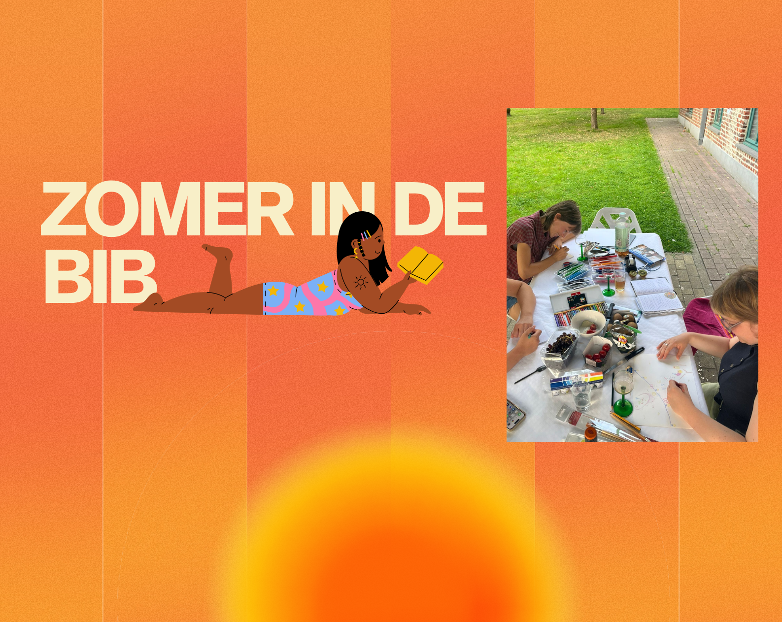 Zomerse drink & draws — Gemeentelijke Openbare Bibliotheek Sint-Agatha-Berchem
