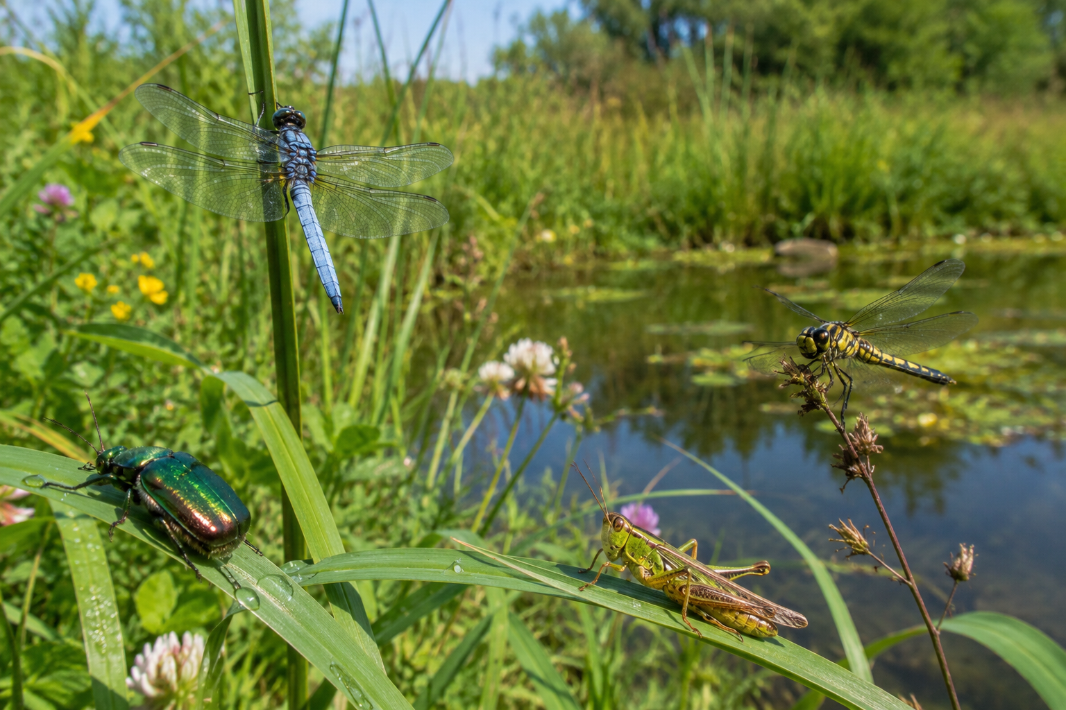 Ailes, couleurs et reflets au Jardin Massart — Hêtre Sauvage