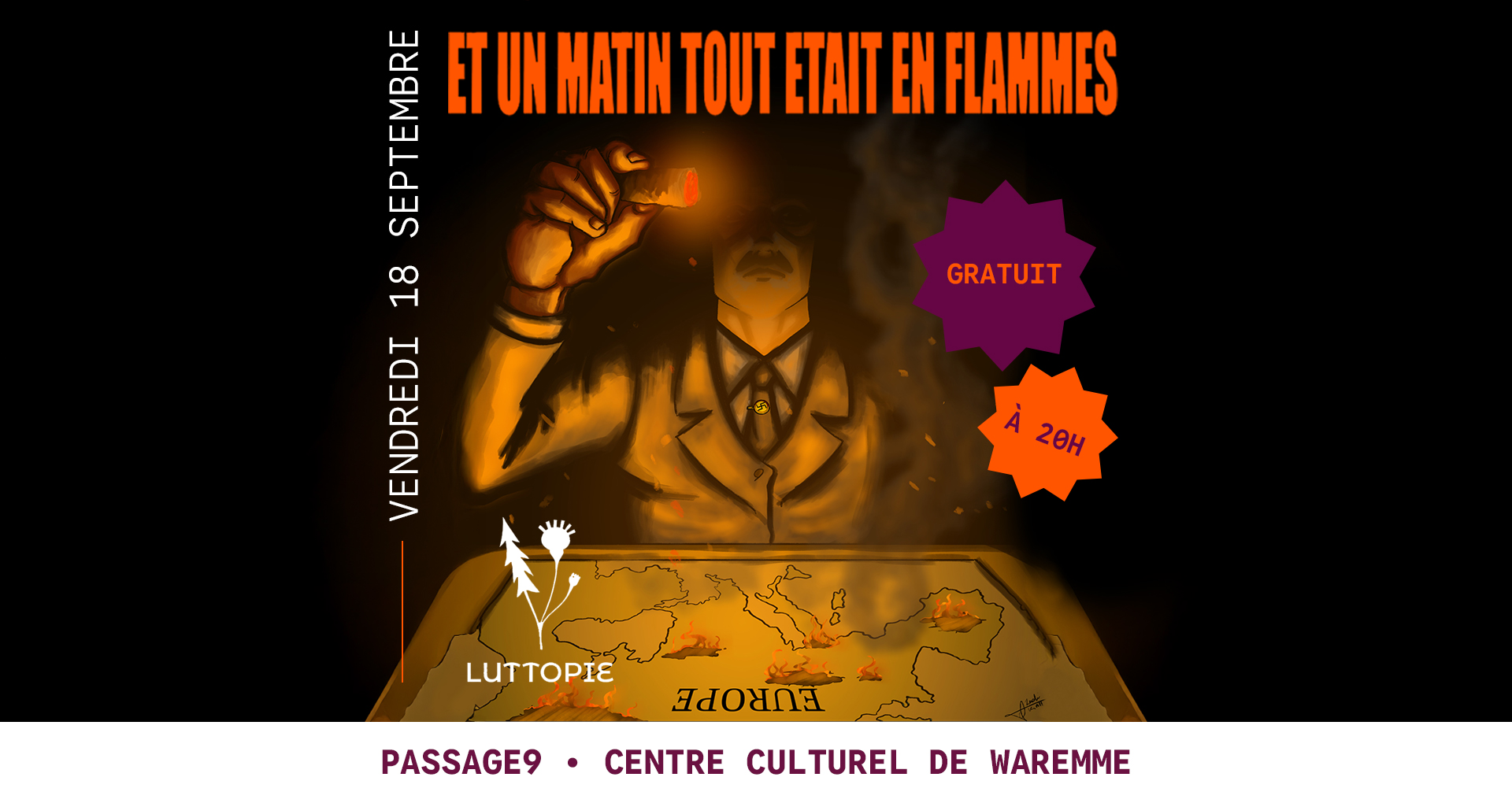 Festival Luttopie - Et un matin tout était en flammes