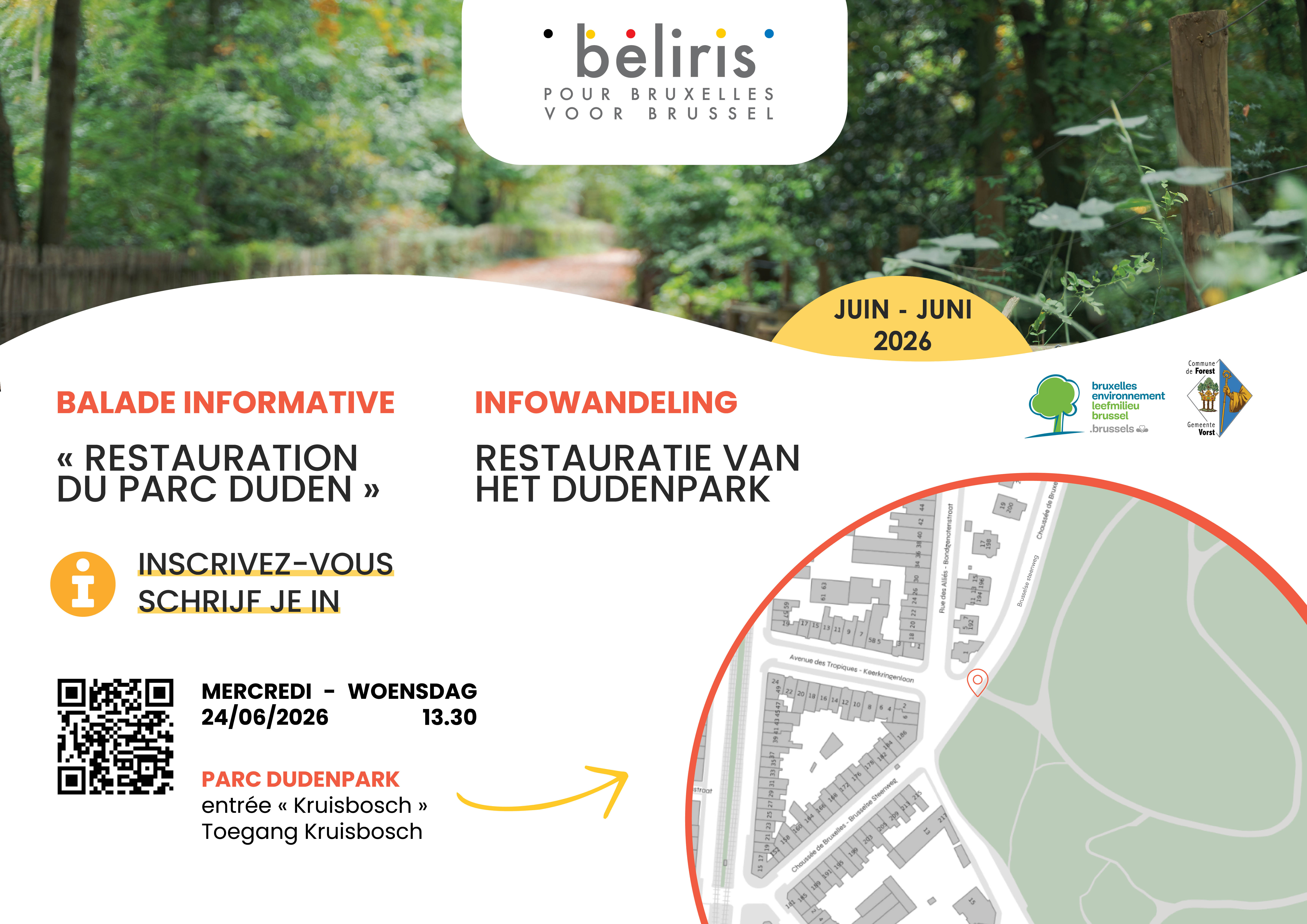 Balade informative - Restauration du parc Duden