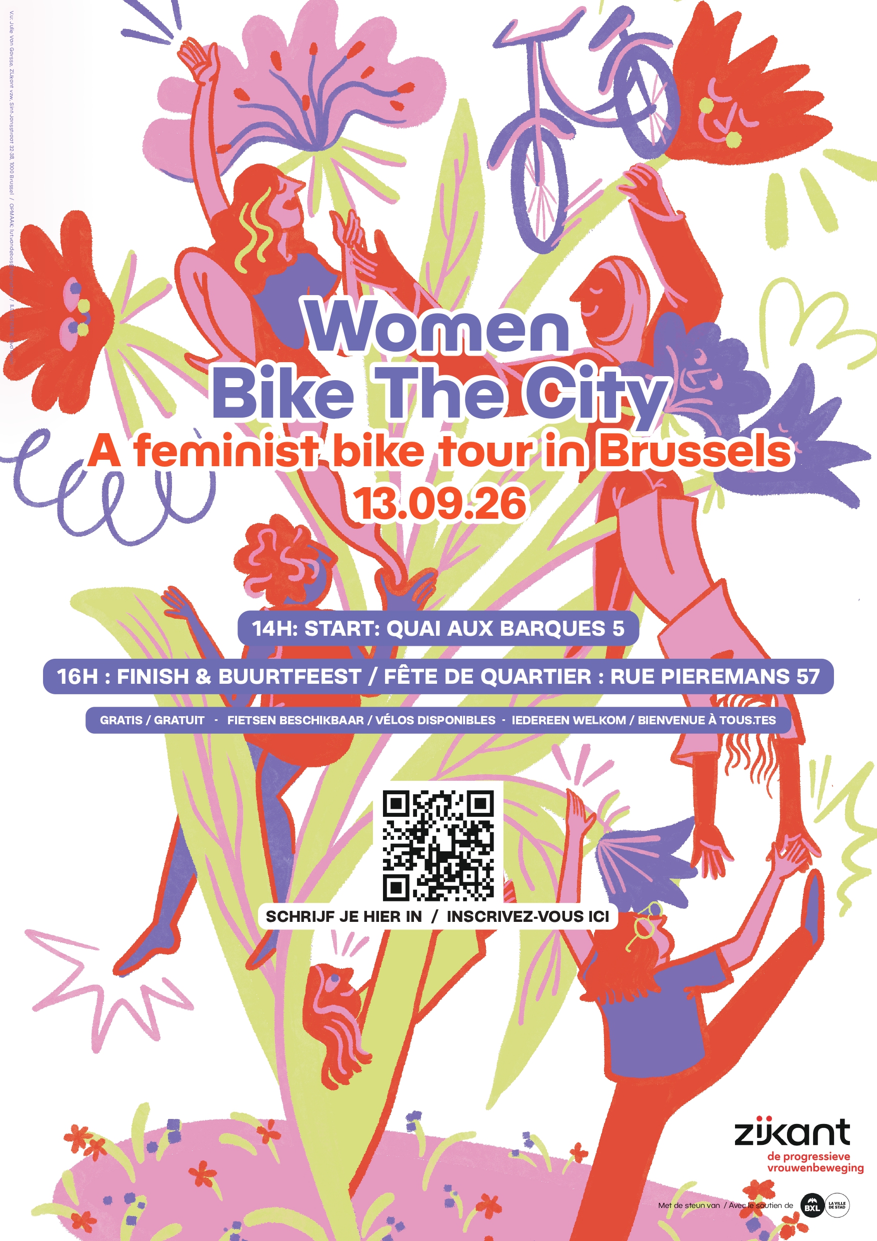 Women Bike The City: a feminist bike tour in Brussels