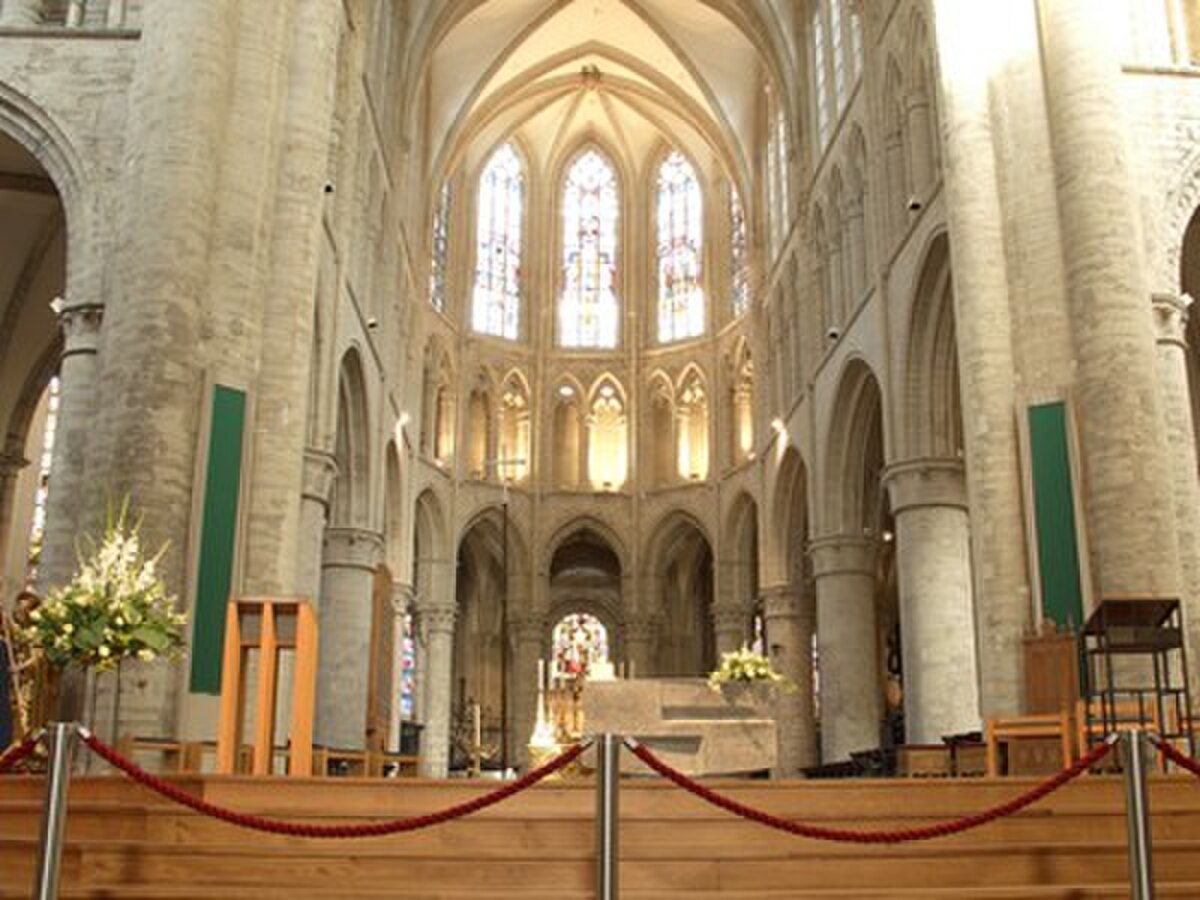 Gudula26 - The Gothic choir of Saint Gudula in the 13th century — St Michael and St Gudula Cathedral