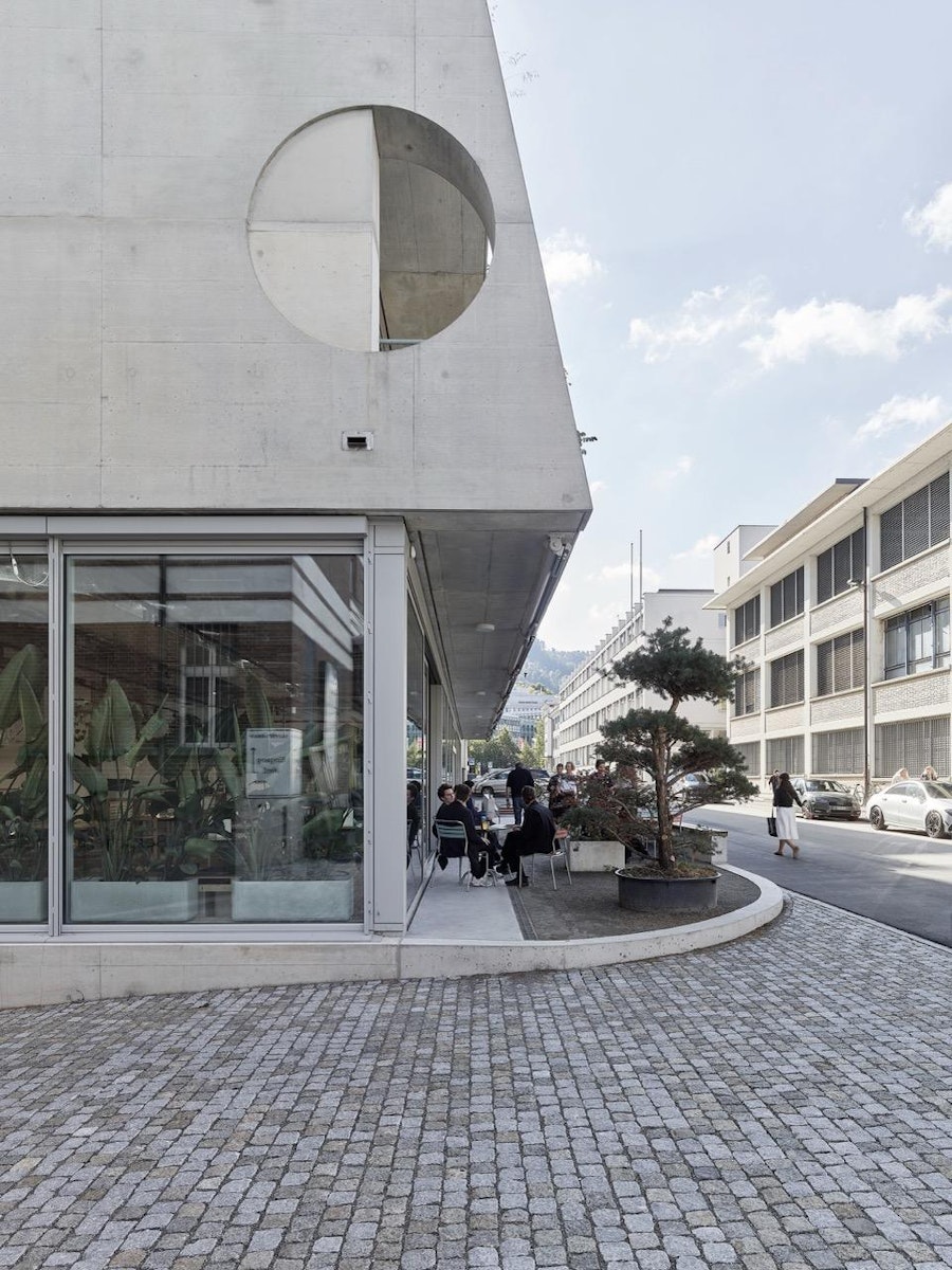 'Ateliergebäude, Büro, Binzstrasse 29, 8045 Zürich, Beton, Glas, Holz, EM2N Architekten AG ETH SIA BSA, Zürich
