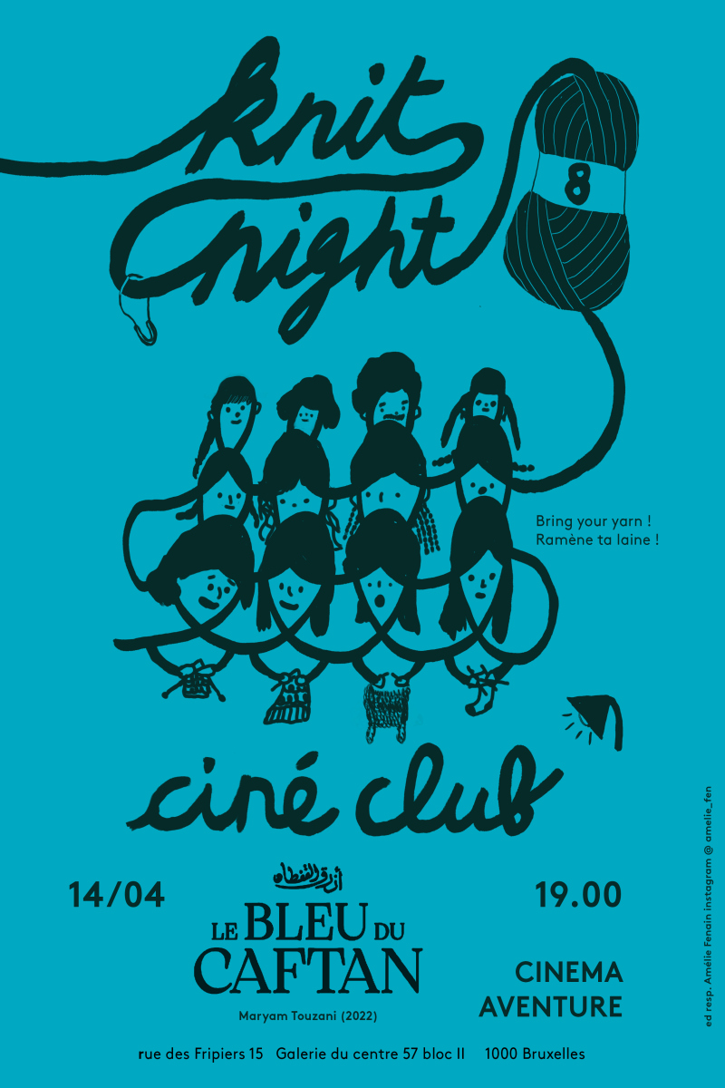 Knit Night #8 : Le Bleu du Caftan