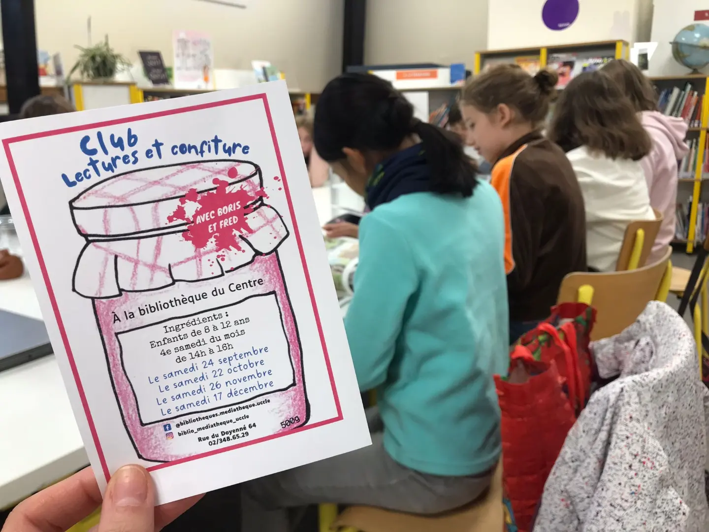 Club Lectures et confiture — Bibliothèque Uccle-Centre