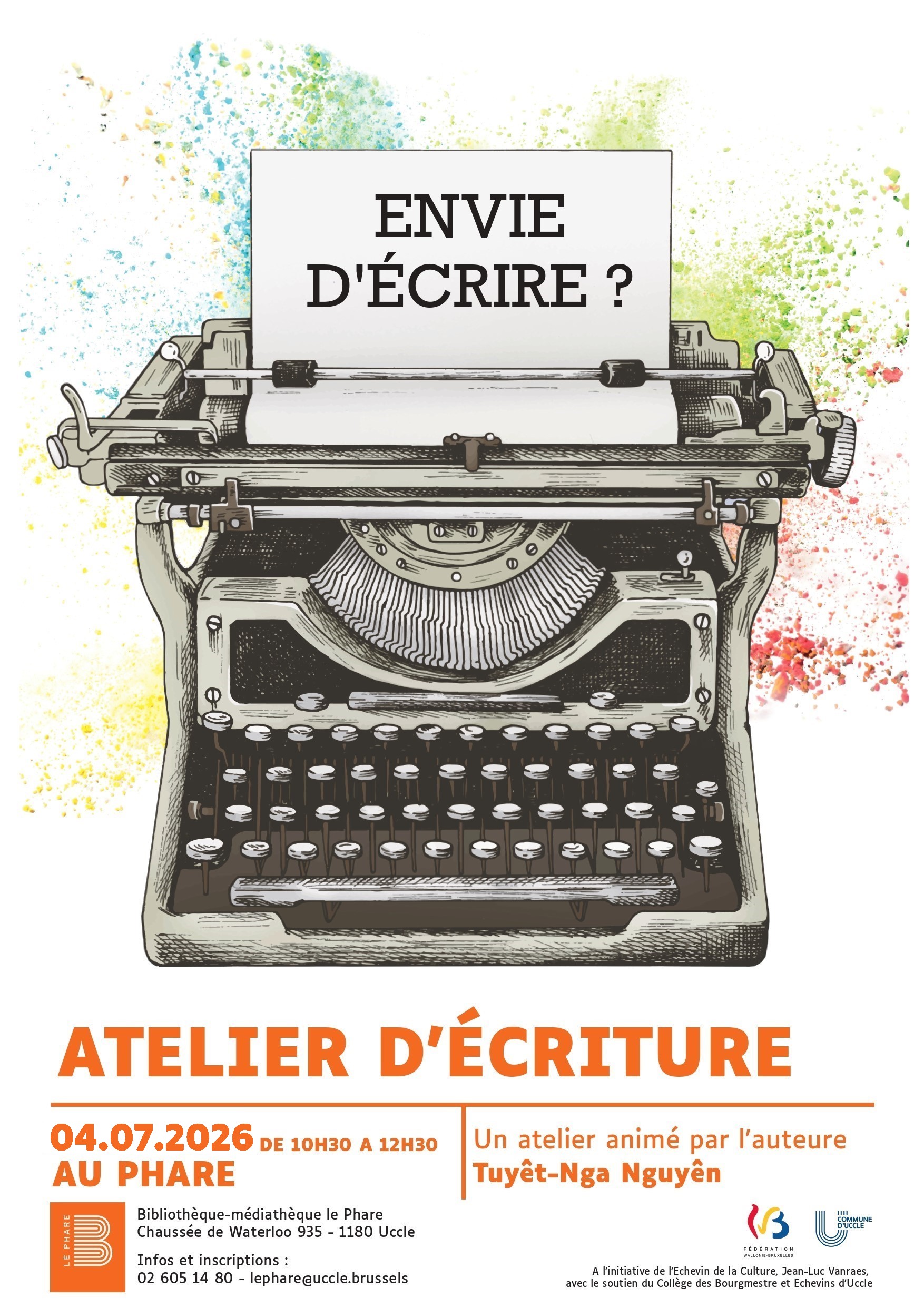 Atelier d'écriture — Bibliothèque-Médiathèque d'Uccle, Le Phare