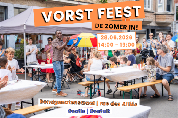 Vorst Feest de Zomer in - Fête de rue