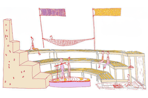 Bouw mee aan een grote tribune voor de Modelwijk! — Cité Modèle