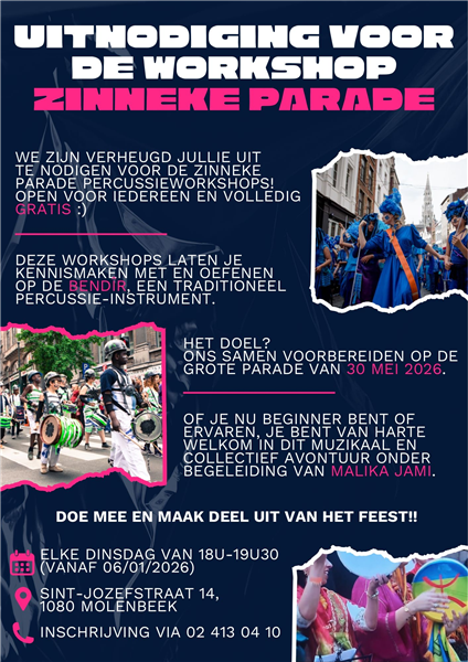 Workshop Zinneke Parade