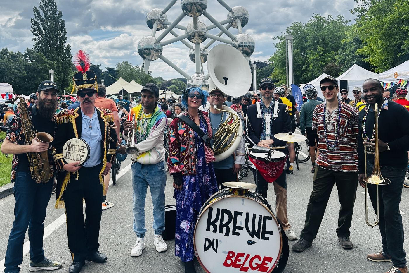Krewe du Belge brass band