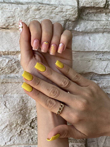 Nail art by local resident Saghar