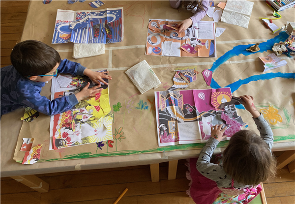 Creative workshop Fabricollage