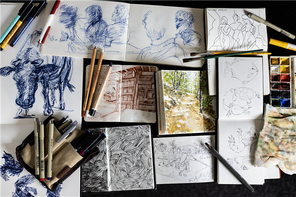 Dessiner avec Piotr