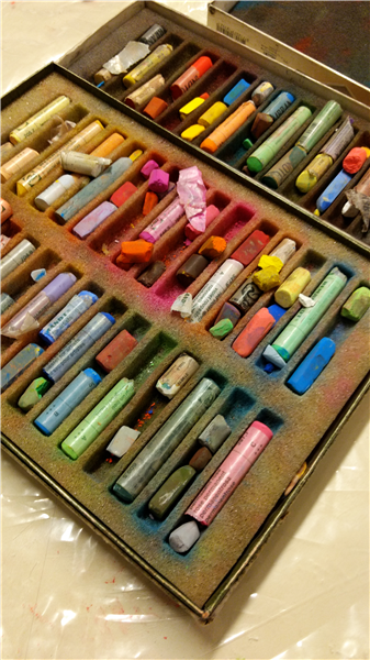 Teken- en schilderatelier
