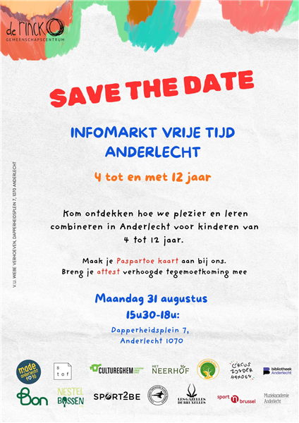 Marché d'information des activités de loisirs à Anderlecht