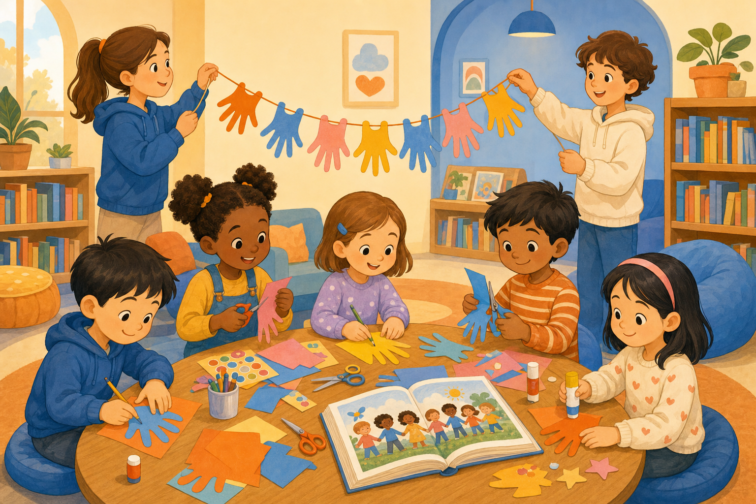 Des mains qui donnent – Lecture et atelier créatif