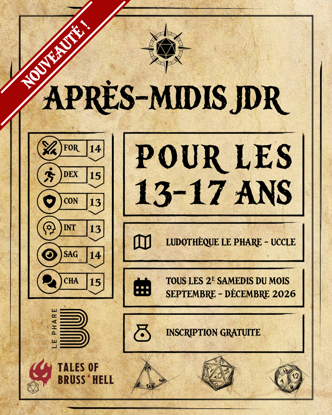 Après-midi Jeux de Rôles