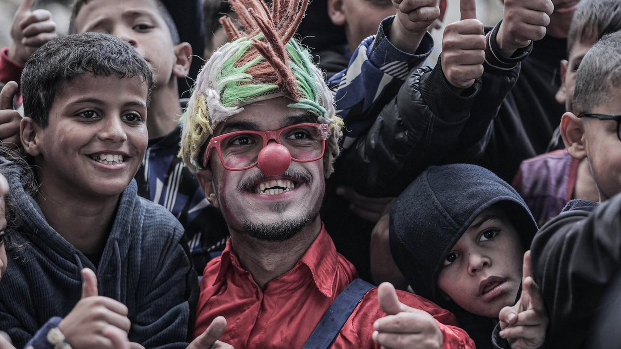 Le clown de Gaza • Abdulrahman Sabbah