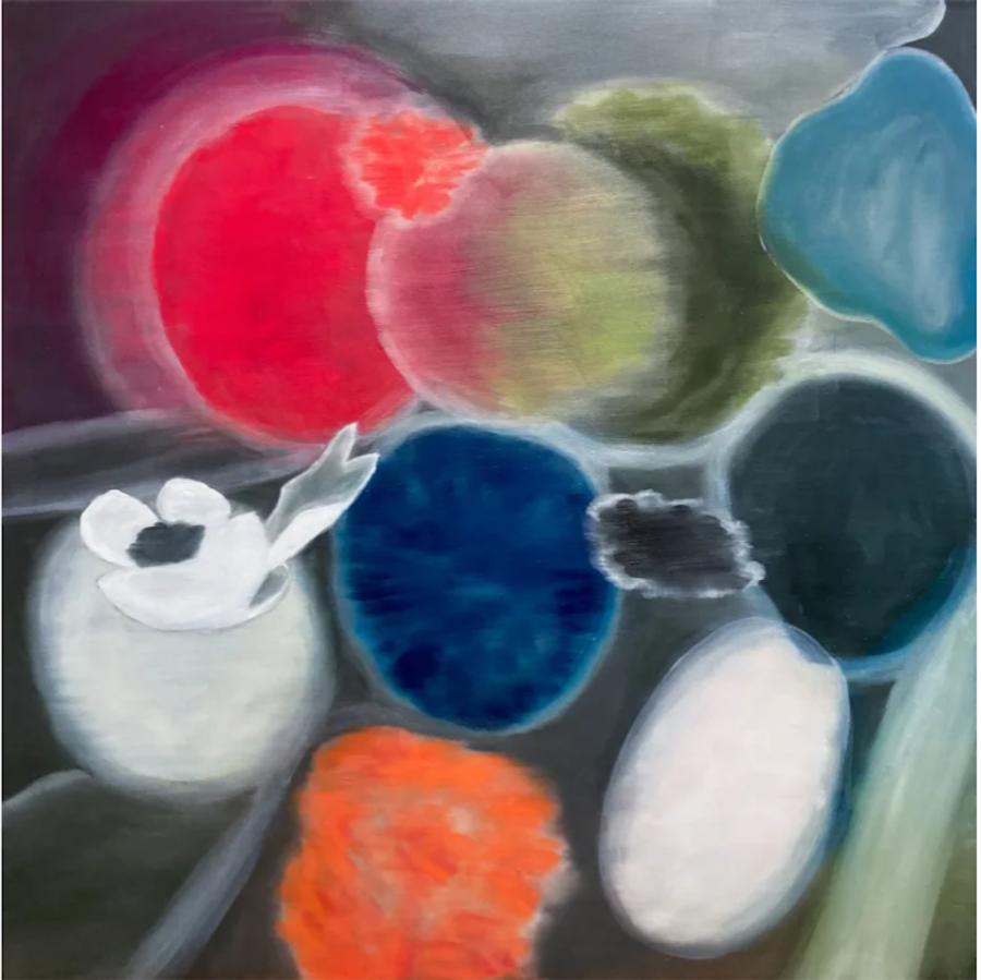 Ross Bleckner, Untitled, 2024, 152.4 x 152.4 cm, 60 x 60 in