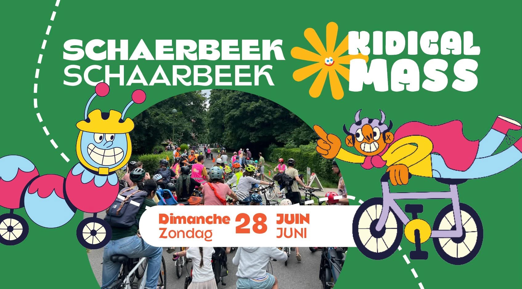KIDICAL MASS à Schaarbeek/Schaerbeek — Josaphat Park