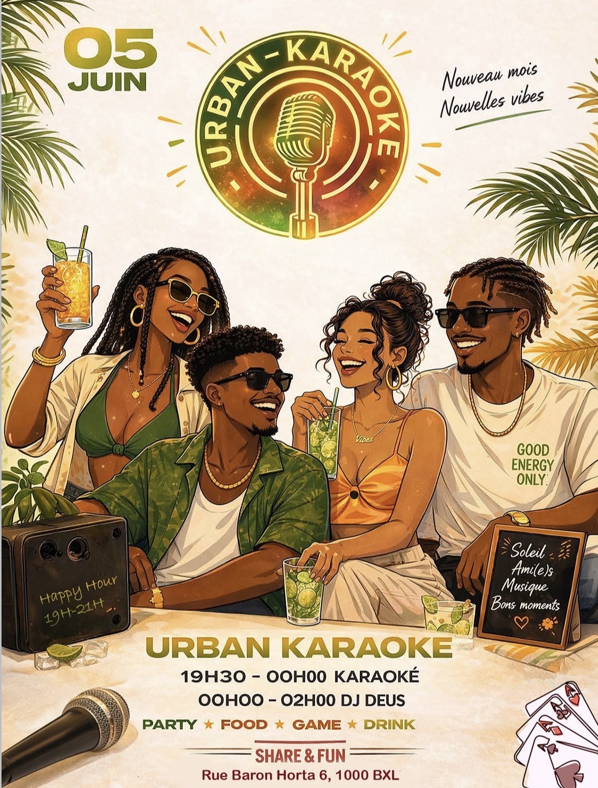 Urban Karaoké - Tropical Vibes Only