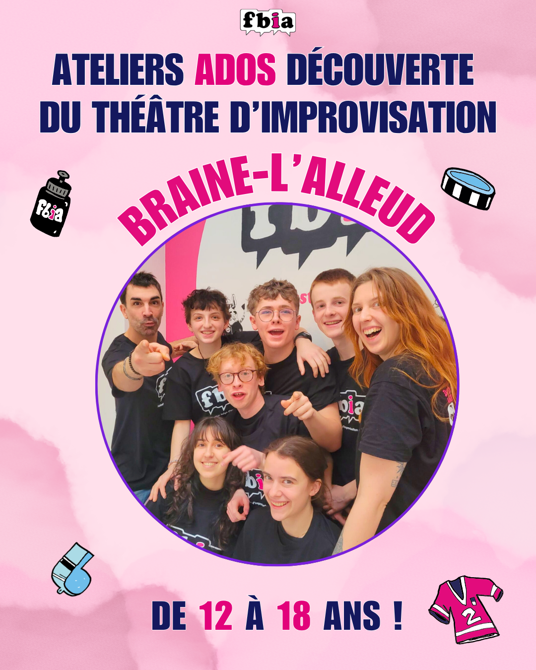 Ateliers réguliers ado - Braine-L'Alleud