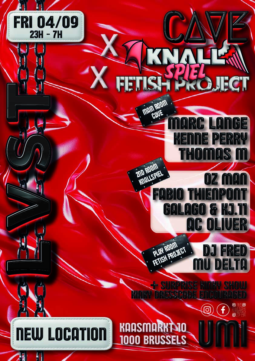 CAVE x Knallspiel x Fetish Project - LVST