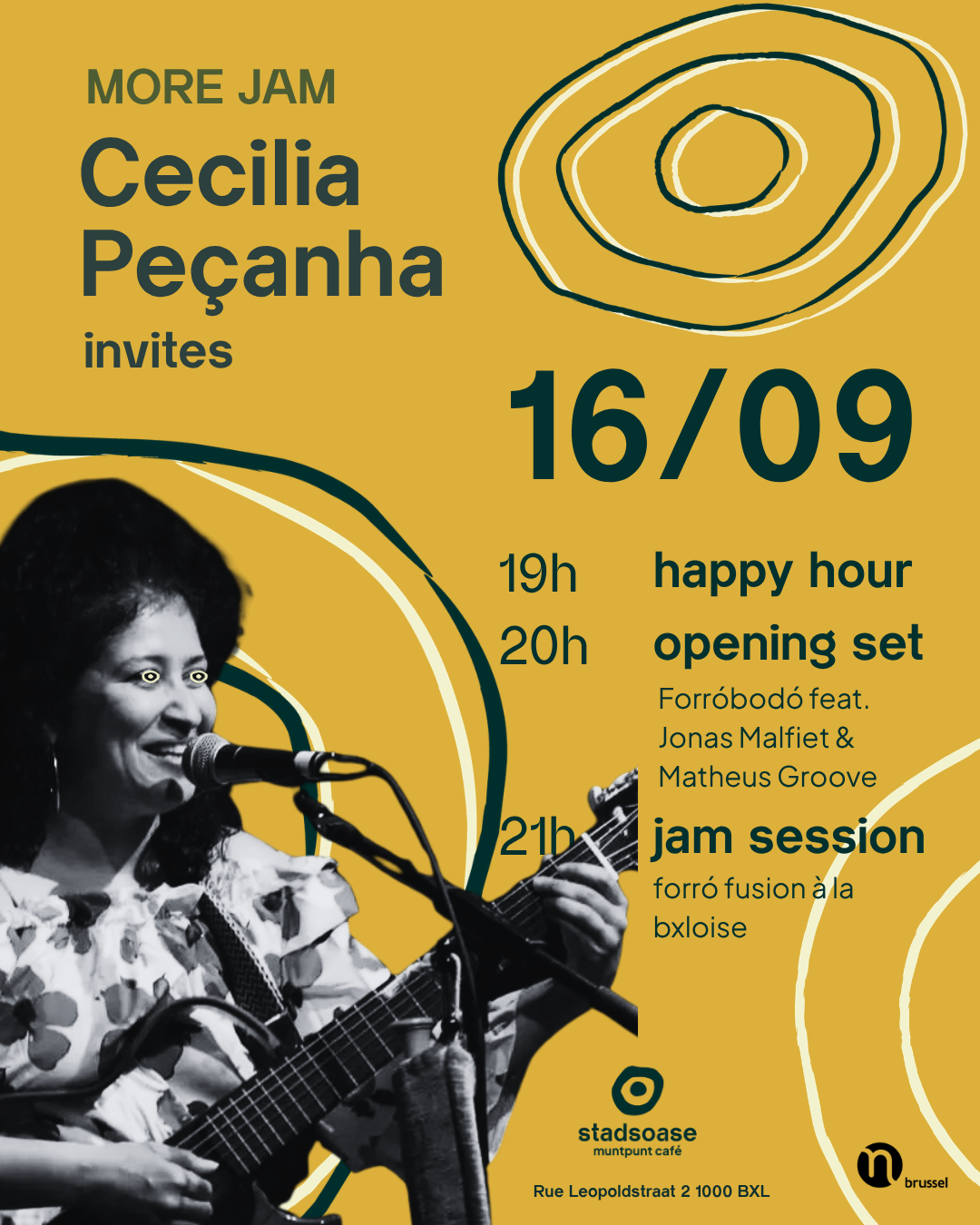 MORE JAM Cecilia Peçanha invites