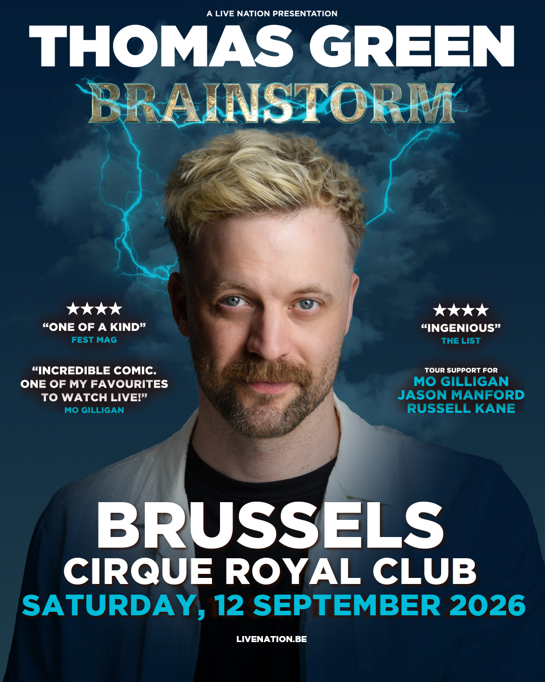 Thomas Green: Brainstorm — Cirque Royal