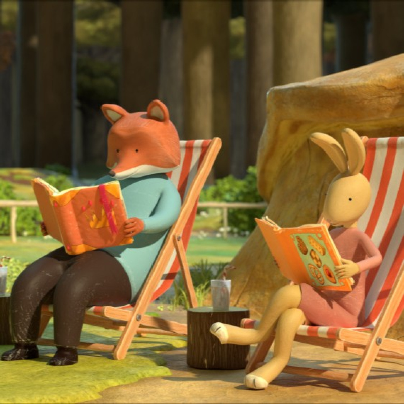 Renard et lapine sauvent la forêt