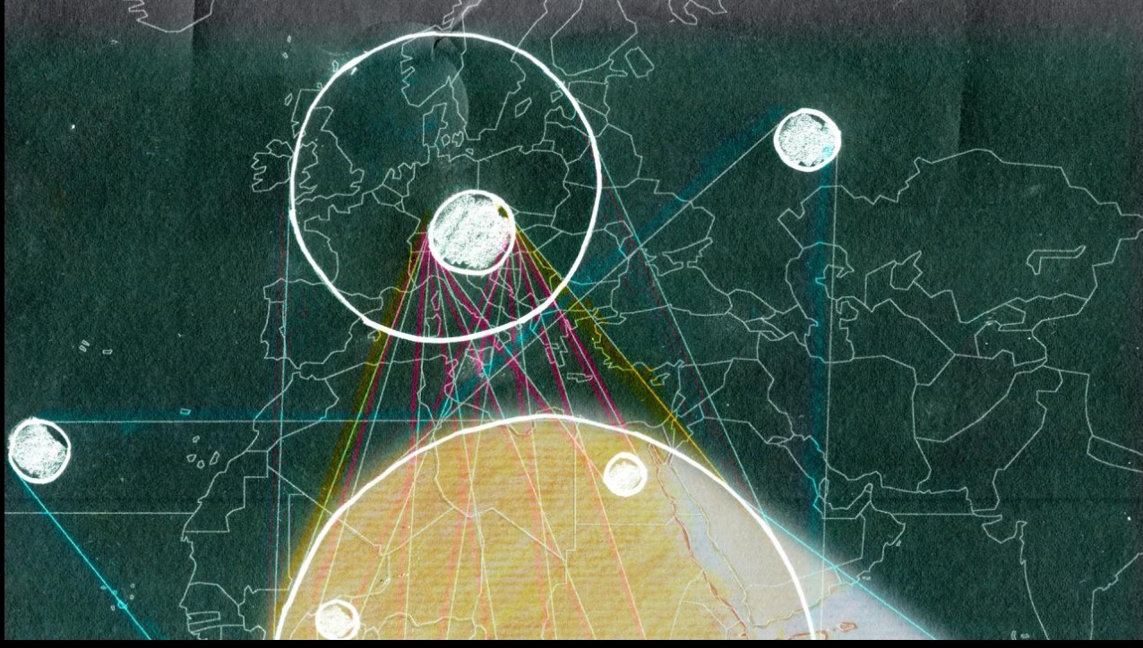Performance cartographiée : Là où mur.murent les frontières