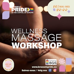 BGS/ Atelier bien-être de massage - Brussels Pride Week 2024