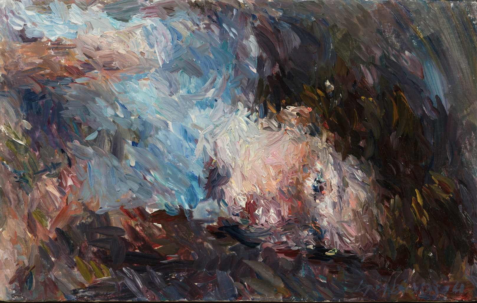 Natan en bleu ciel - 2018 - 181cm-x-288cm