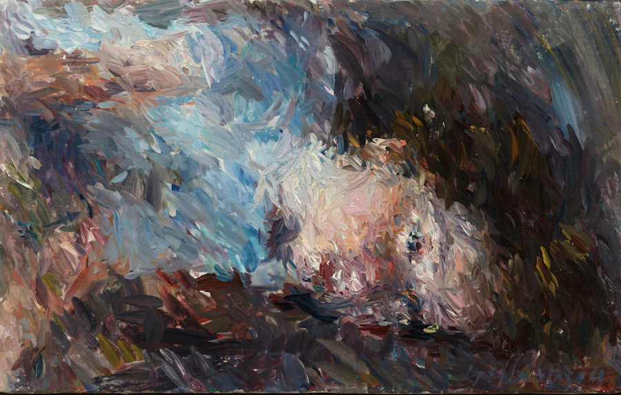 Natan en bleu ciel - 2018 - 181cm-x-288cm