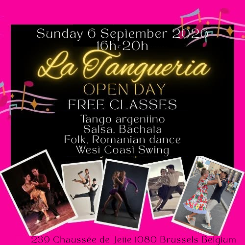 Open day La Tangueria (essayez le tango et d'autres danses)
