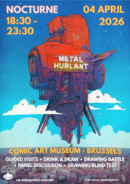 Nocturne Métal Hurlant au Musée de la BD