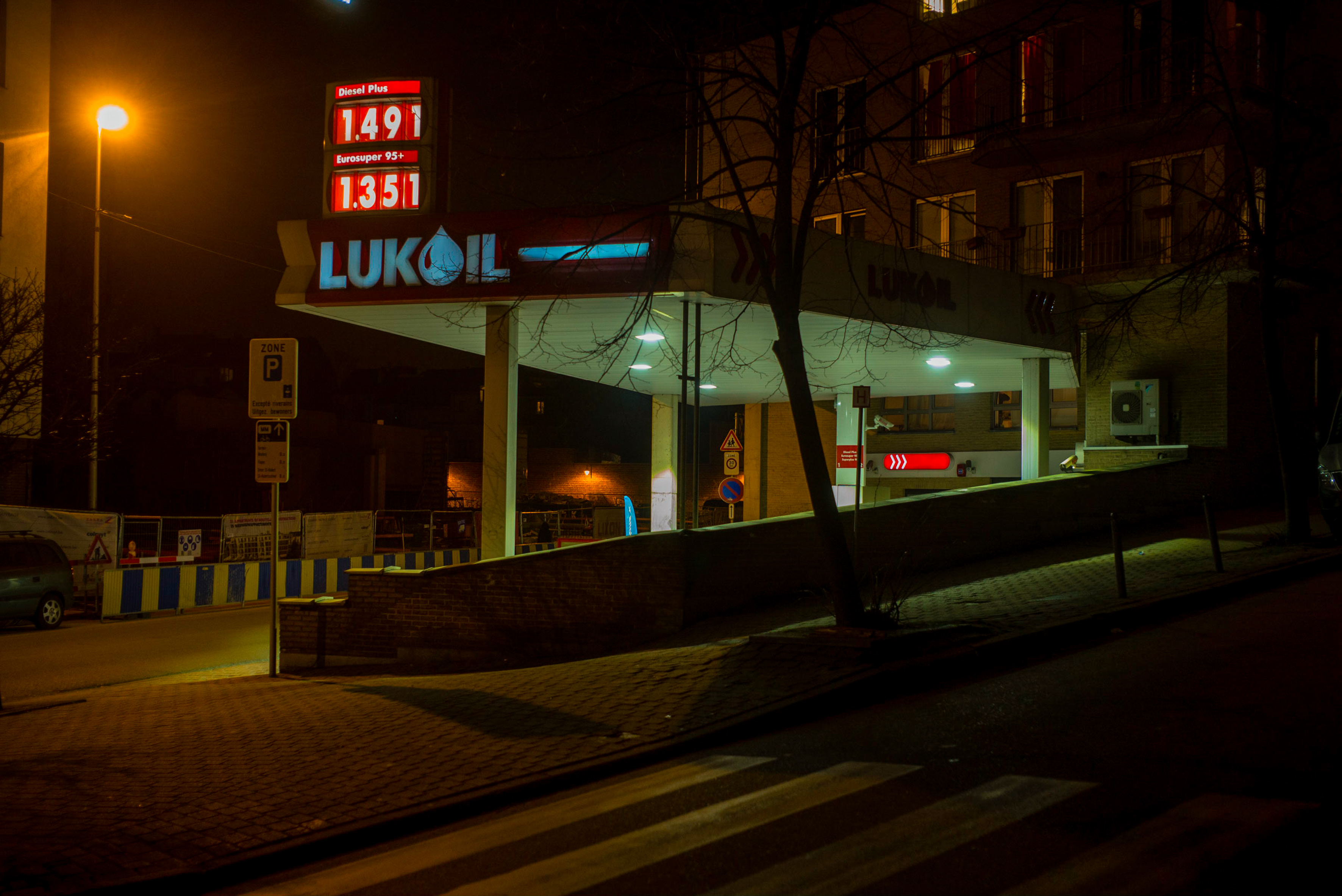 Brussels Noir — Stage photo de nuit