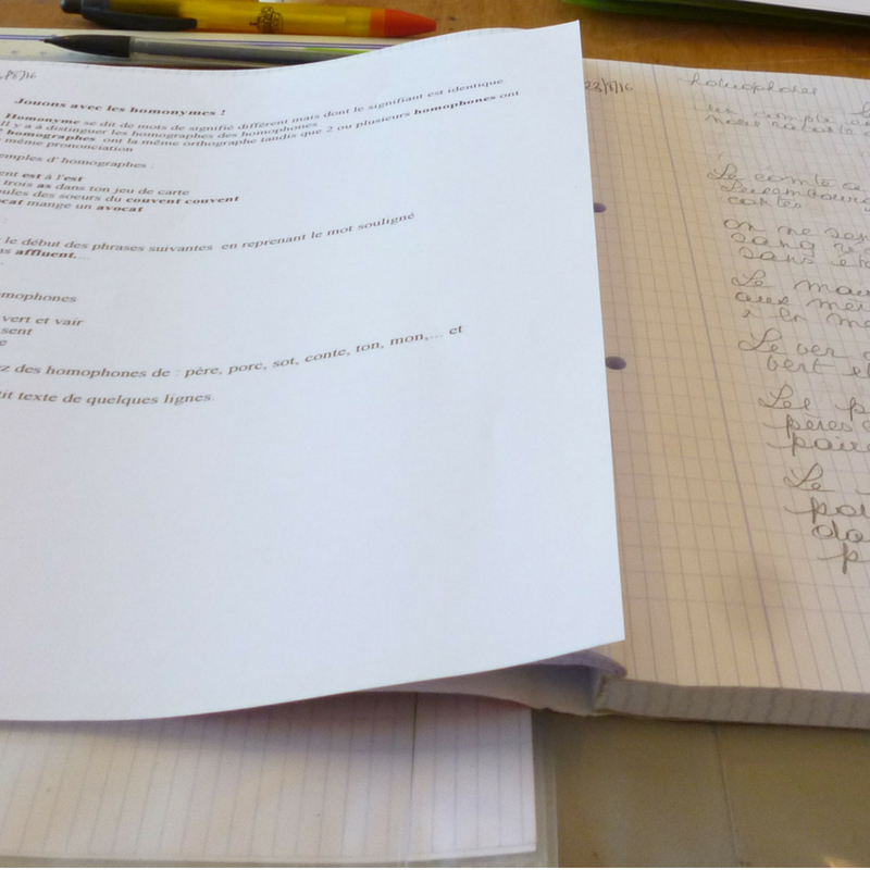 Écriture Feuille Volante — Wolubilis