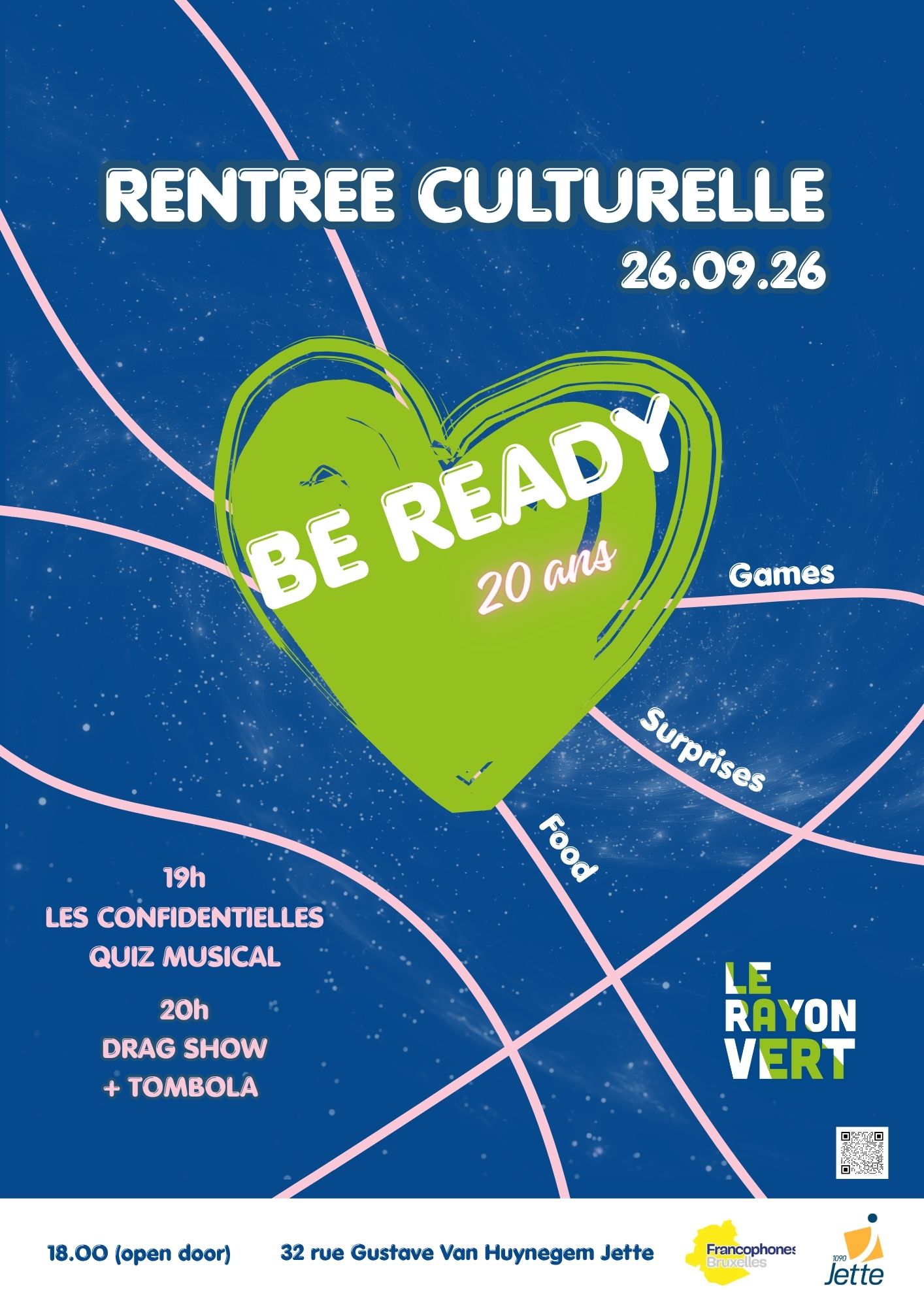 Rentrée Culturelle du Rayon Vert - spéciale anniversaire 20 ans !