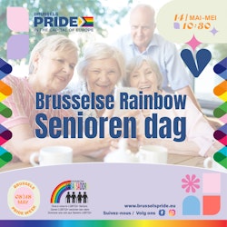 Brusselse Rainbow Senioren dag - Brussels Pride Week 2024