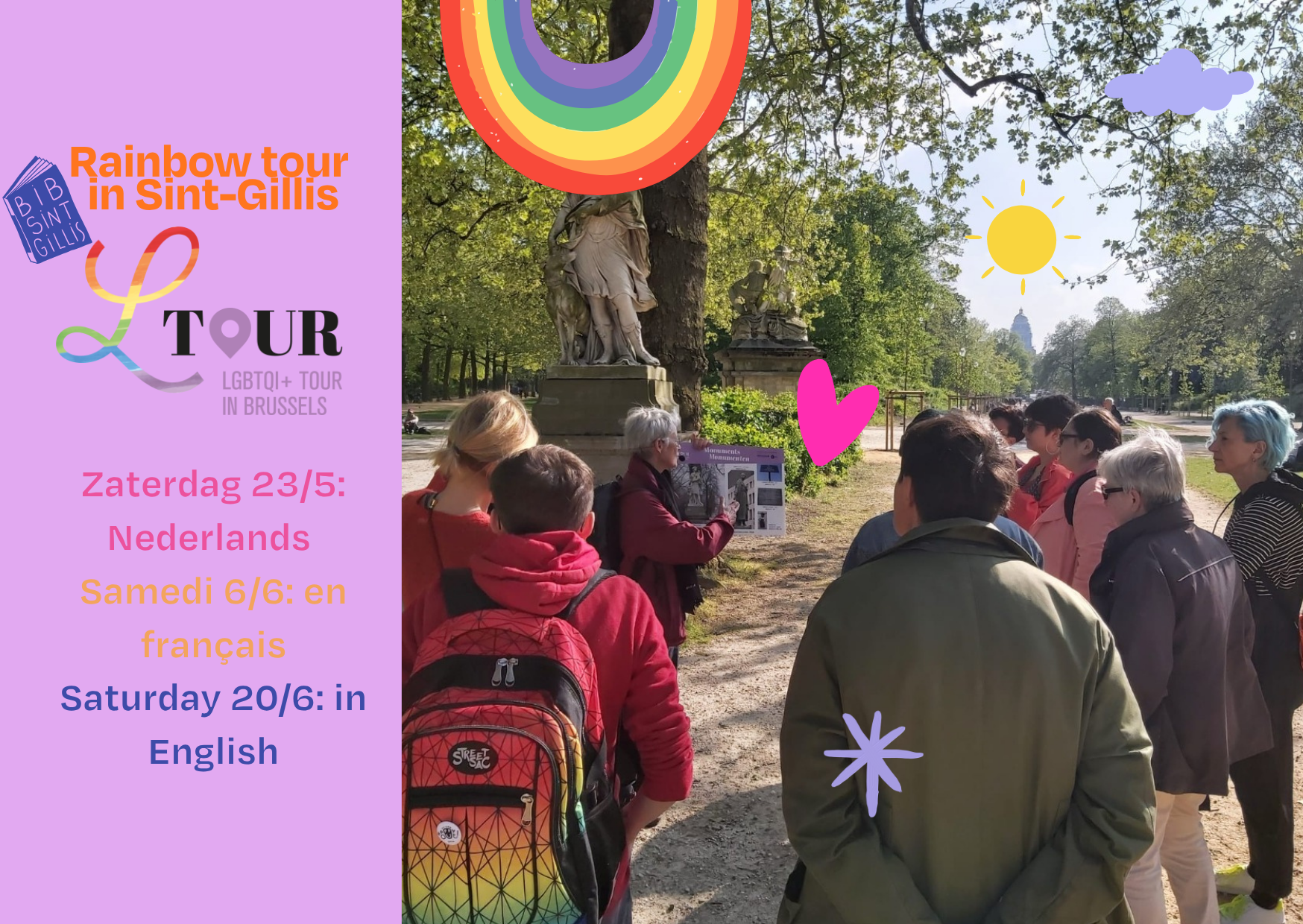 L-Tours in Sint-Gillis: Marian Lens x Bibliotheek Sint-Gillis