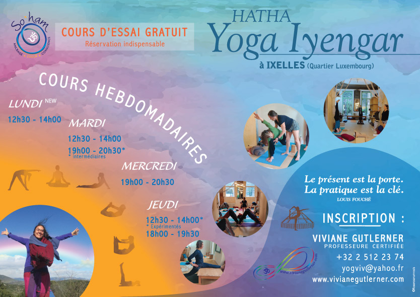 Free trial HATHA YOGA class with a certified Iyengar teacher
