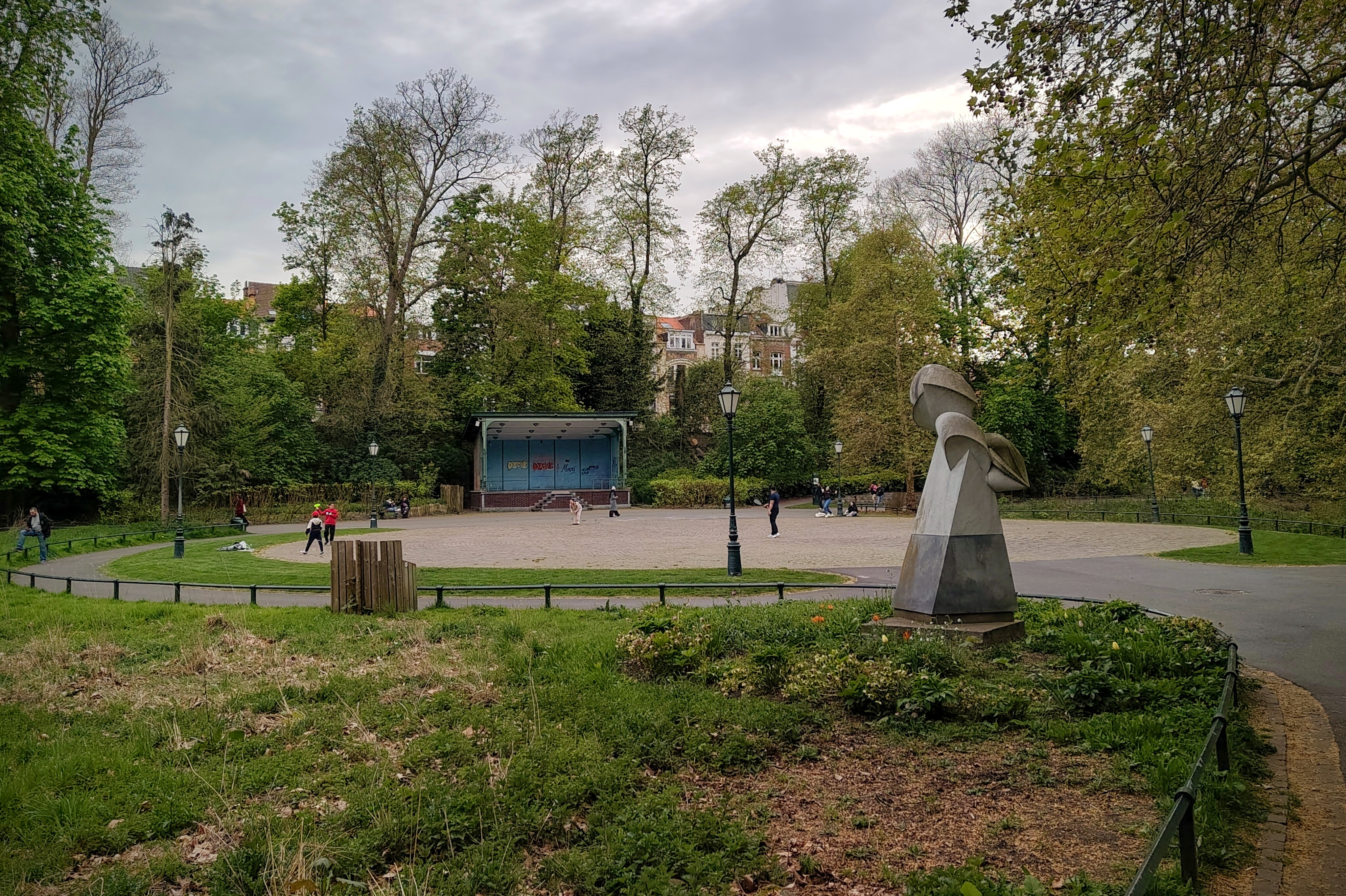 Bike ride Brussels by Night: Parc Josaphat