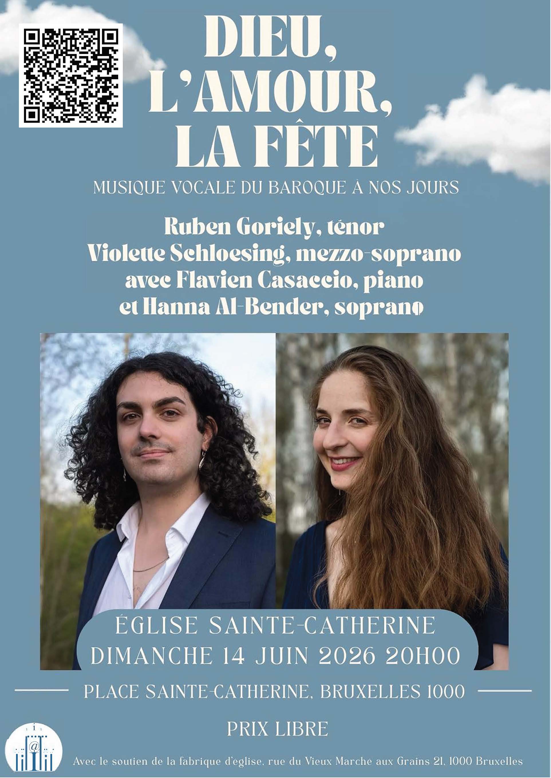 Concert de musique vocale du baroque à nos jours - Dieu. L'amour, la fête.