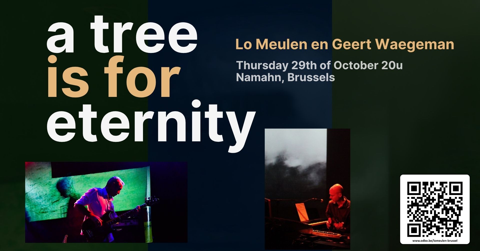 a tree is for eternity – Lo Meulen en Geert Waegeman in concert
