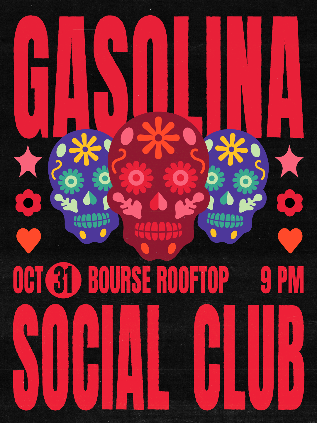 Gasolina Social Club x Bourse Rooftop • Halloween Party
